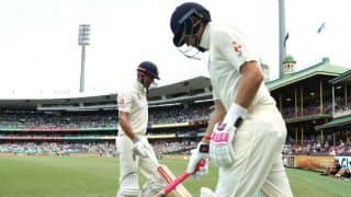 The Ashes 2017-18, 5th Test, Day 4: England lose openers before tea; trail Australia by 278